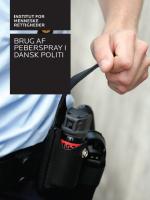 Brug af peberspray i dansk politi
