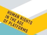 Et billede af human rights in the age of platforms omslag