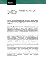 Forside af notat om diskrimination i nattelivet, april 2022