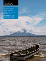 Frontpage of report on the rights of Indigenous peoples in the context of fisheries and aquaculture