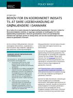 Policy brief Behov for en en koordineret indsats til at sikre ligebehandling af grønlændere i Danmark